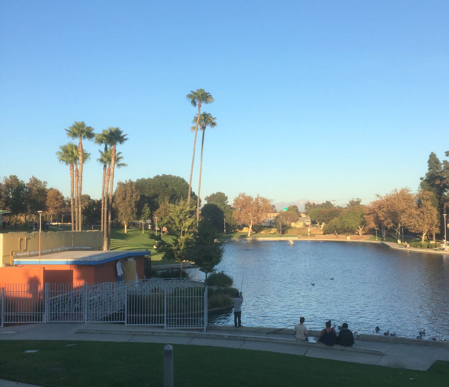 Belvedere Park Lake at the East LA Civic Center